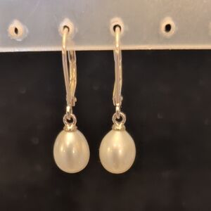 Elegant Pearl Drop Earrings